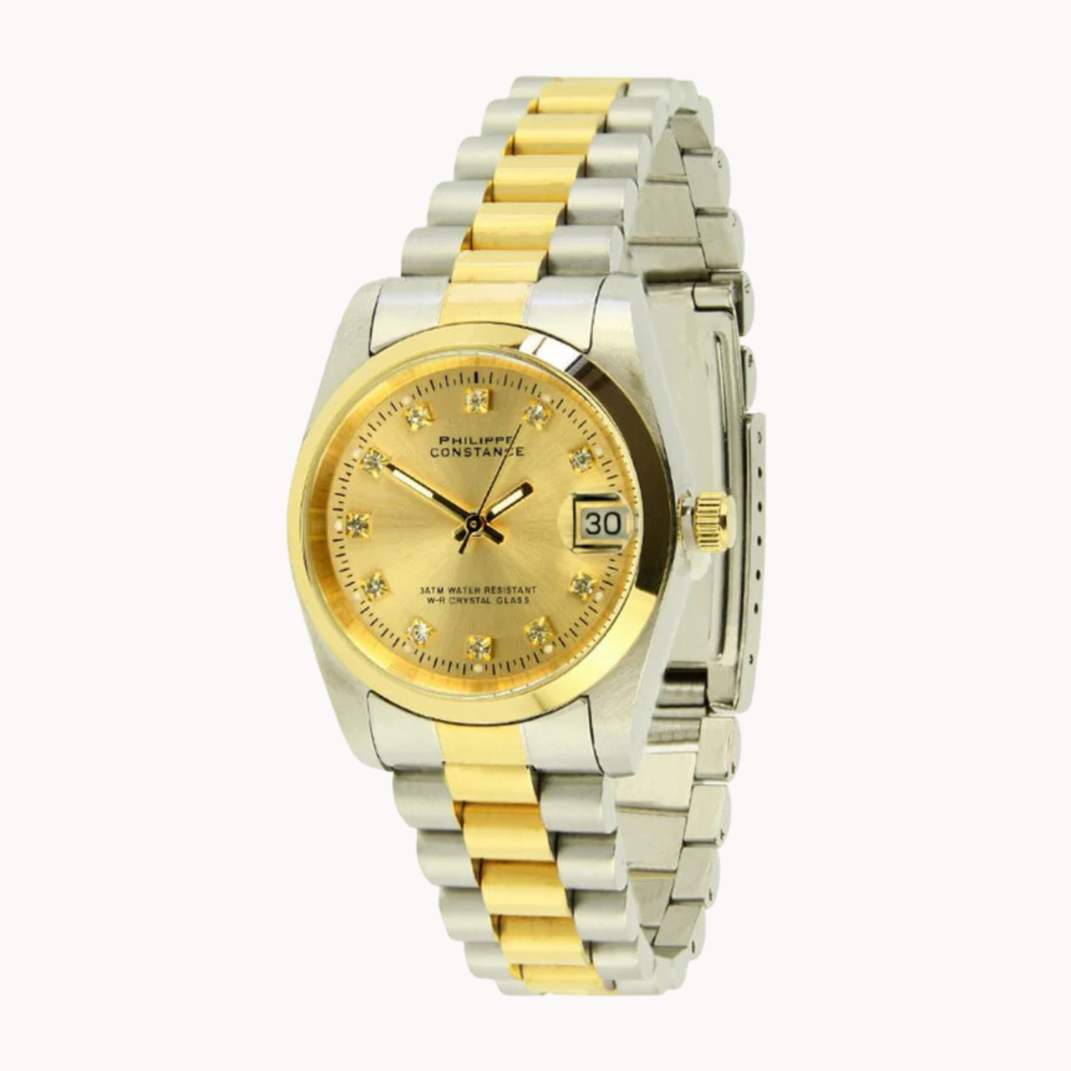 PHILIPPE CONSTANCE "BI-COLOR" STONES GOLD