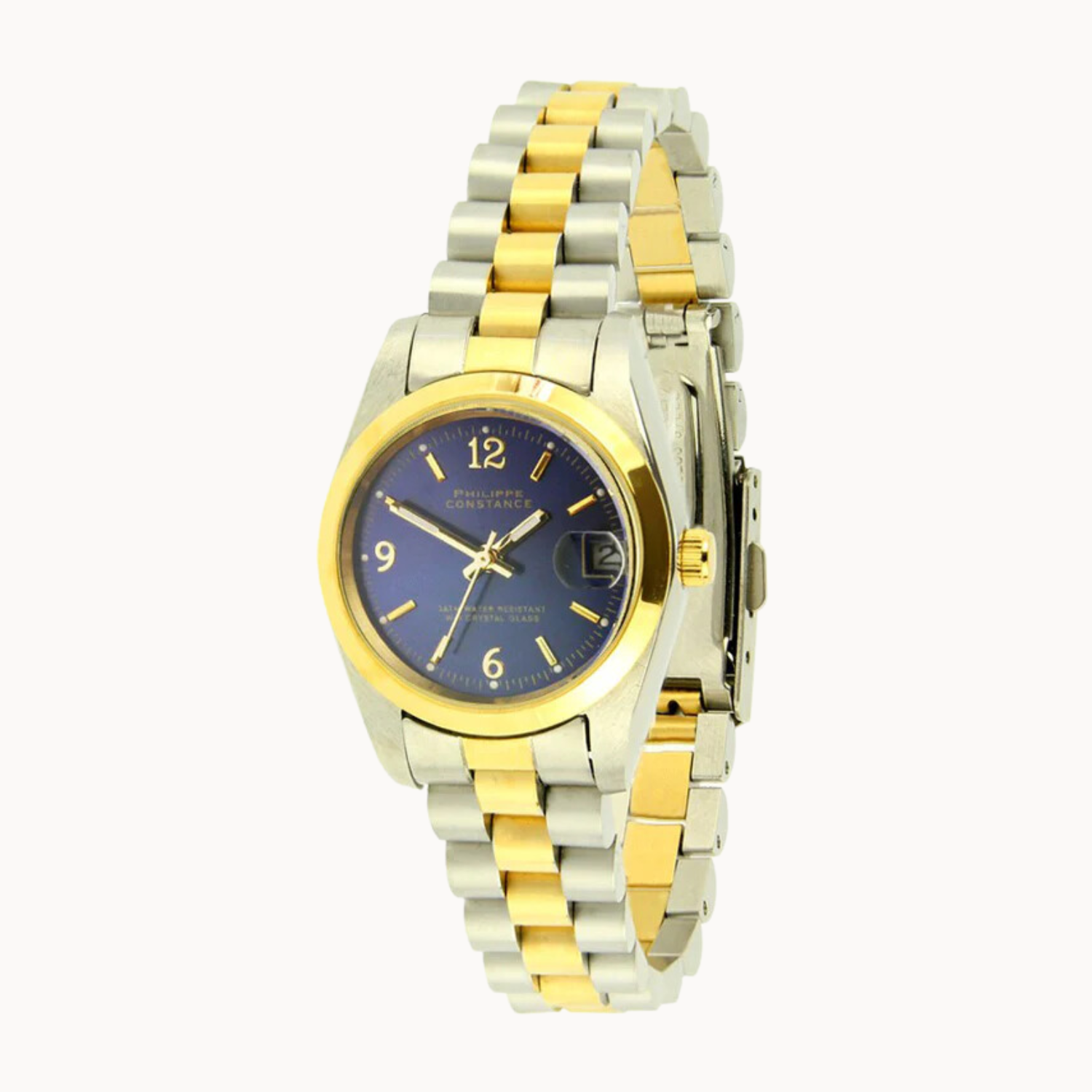 PHILIPPE CONSTANCE "BICOLOR" PLAIN BLUE