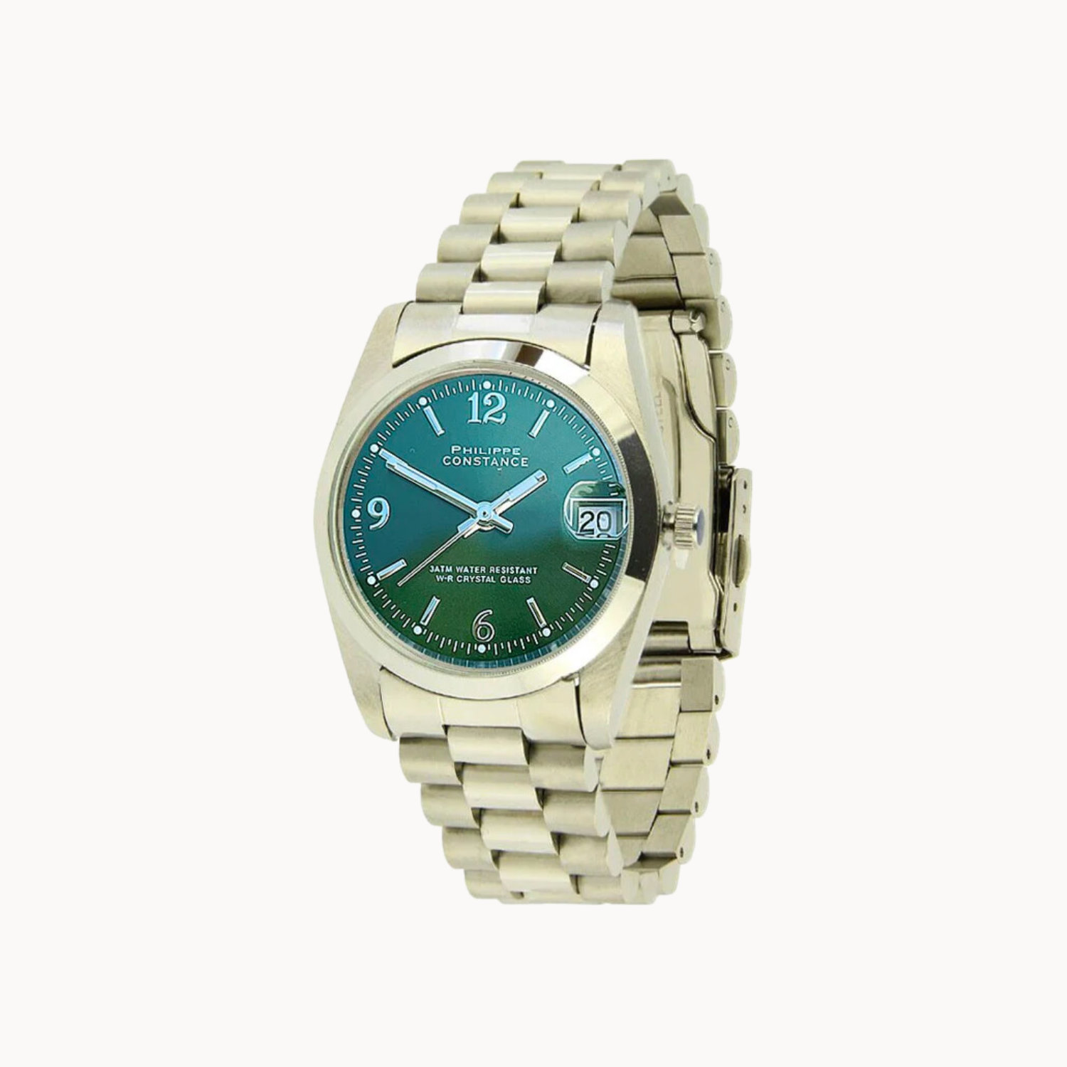 PHILIPPE CONSTANCE "SILVER" PLAIN SMARAGD