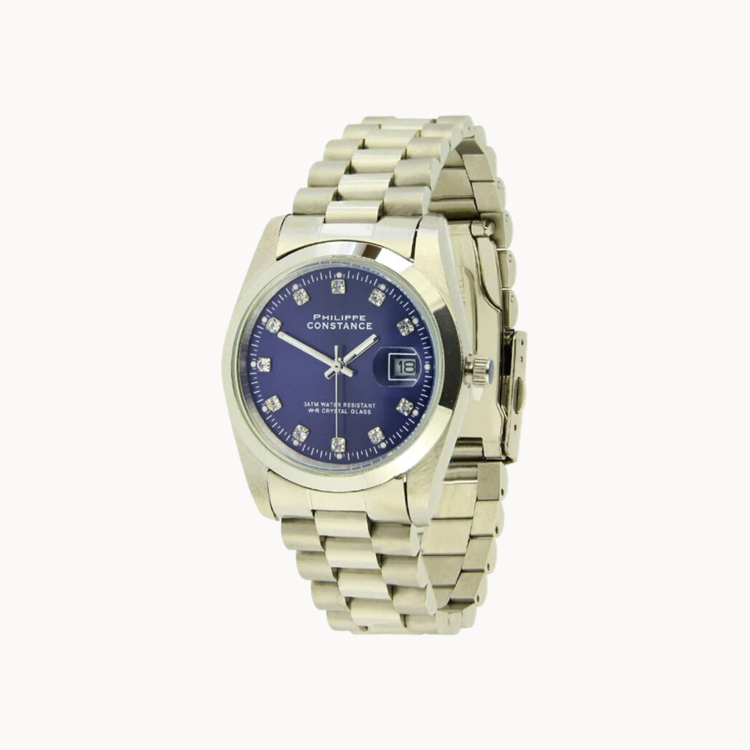 PHILIPPE CONSTANCE "SILVER" STONES BLUE