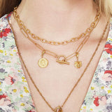 NECKLACE CHISELED CHAIN GOLD