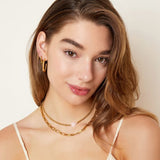 NECKLACE STATEMENT GOLD