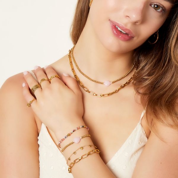 NECKLACE STATEMENT GOLD