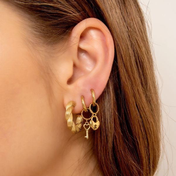 EARRINGS KEY & LOCK