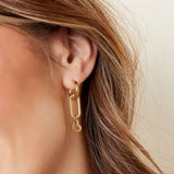 EARRINGS CONNECTED HEART