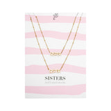 NECKLACE SISTERS DON'T NEED WORDS