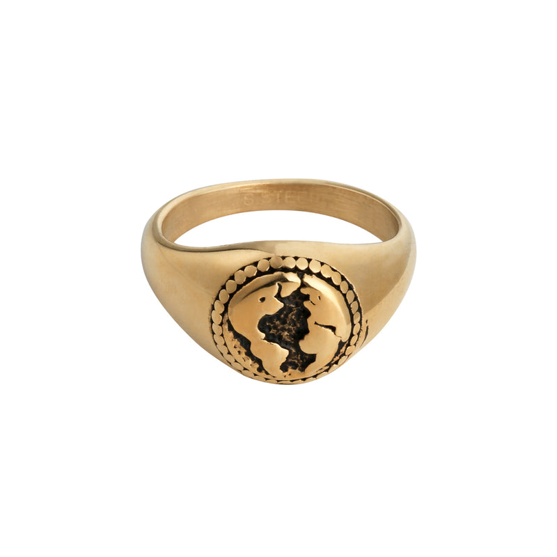 RING SKETCH OF THE WORLD GOLD
