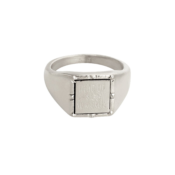 RING HEAD UP SILVER