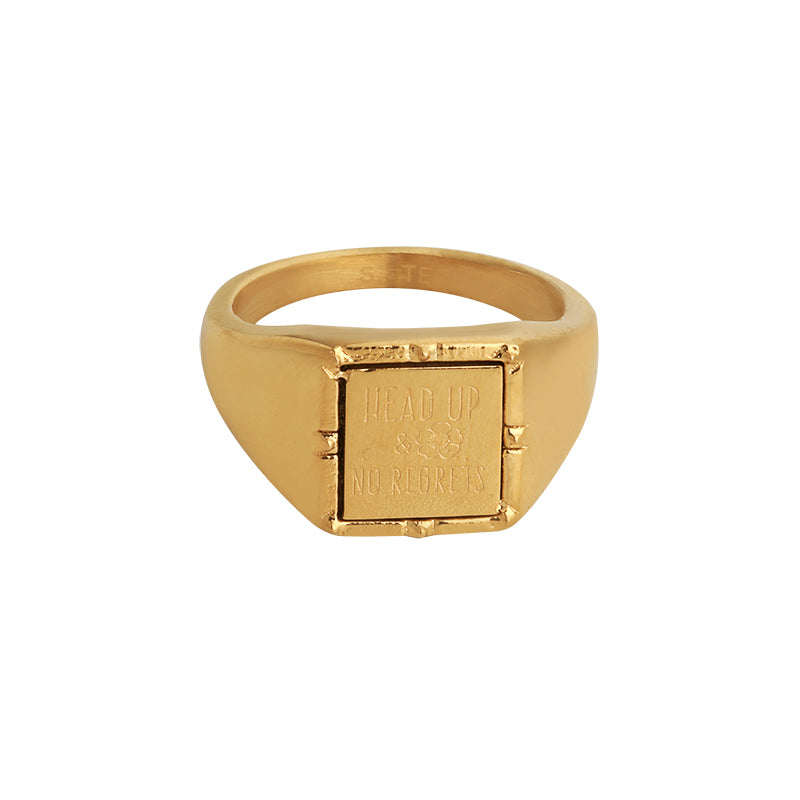 RING HEAD UP GOLD