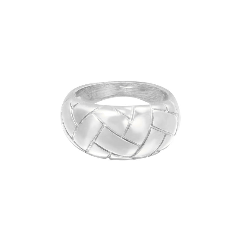 RING BRAIDED SILVER
