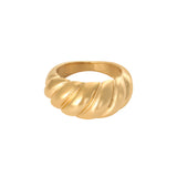 RING LARGE BAGUETTE GOLD