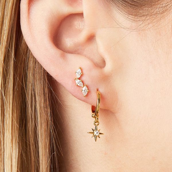 Piercing Diamond Leaves