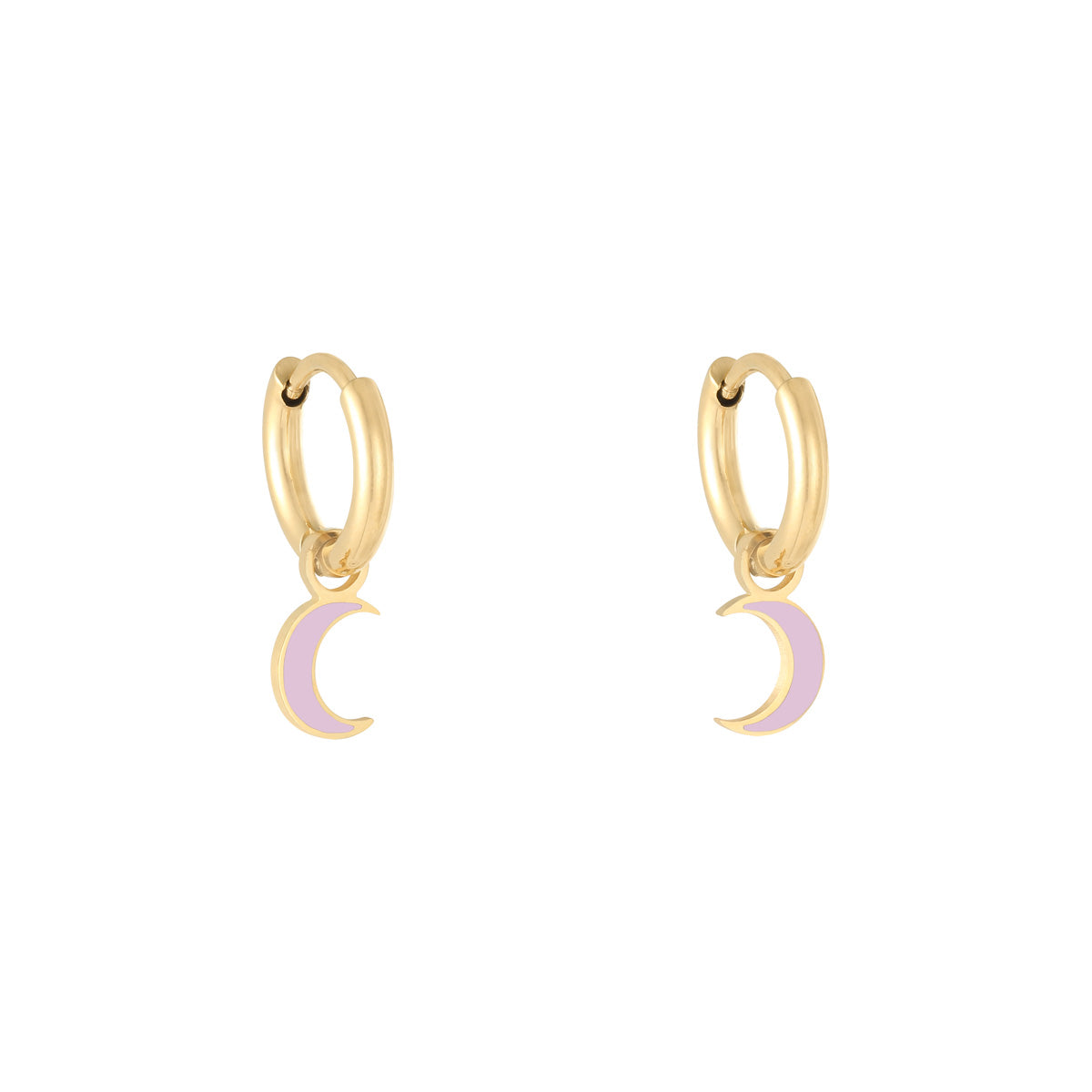 EARRINGS PASTEL MOON GOLD