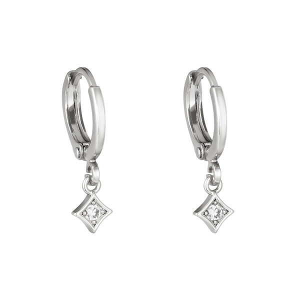 EARRINGS GLEAM SILVER