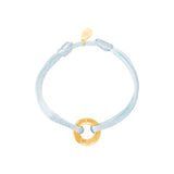BRACELET STAINLESS STEEL RING - BABY BLUE