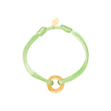BRACELET STAINLESS STEEL RING - GROEN