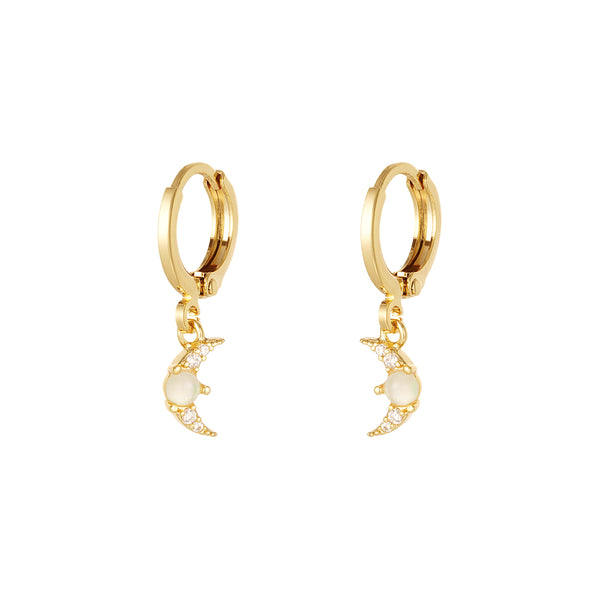 EARRINGS MOON SPARKLE