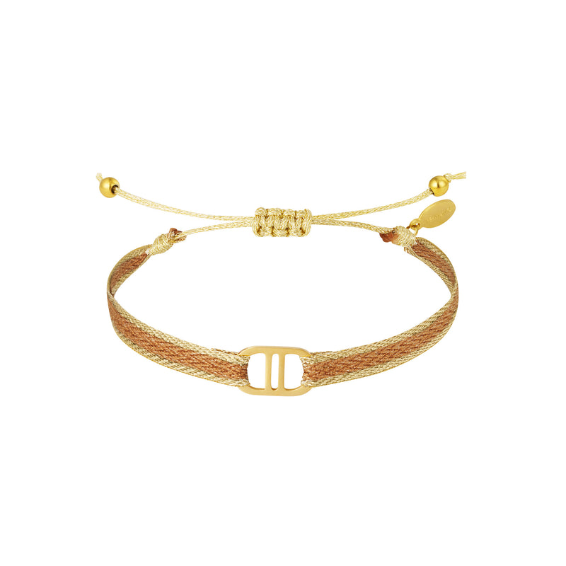 STOFFEN ARMBAND THE GOOD LIFE BRUIN