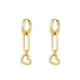 EARRINGS CONNECTED HEART