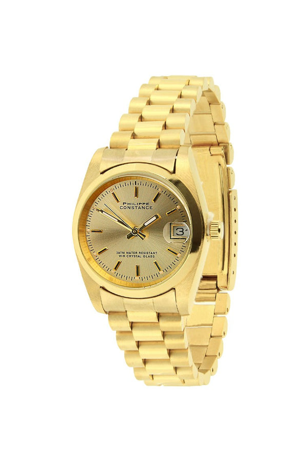 PHILIPPE CONSTANCE "GOLD" PLAIN GOLD NO NUMBERS