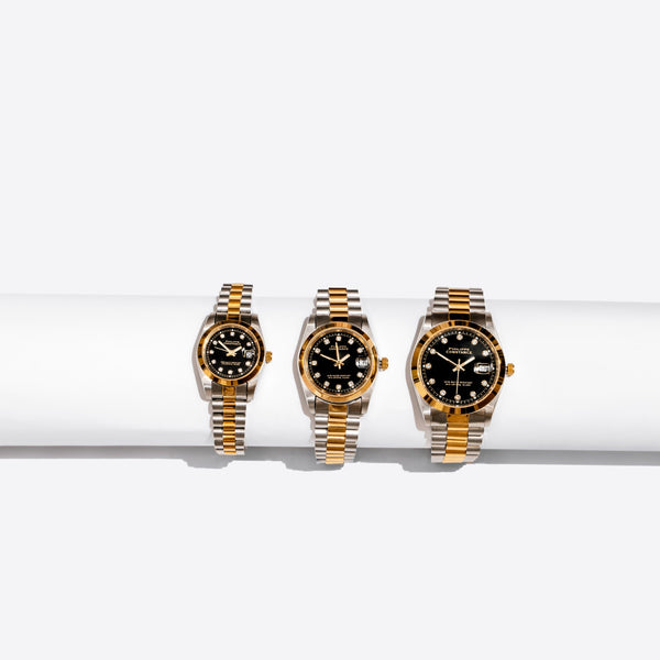 PHILIPPE CONSTANCE "BICOLOR" STONES BLACK