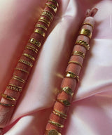 RING CONNECTED DOUBLE GOLD