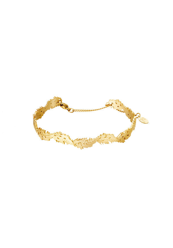 BRACELET WAVY LEAF