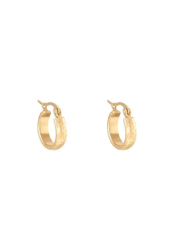 EARRINGS CREOLE JUNGLE GOLD
