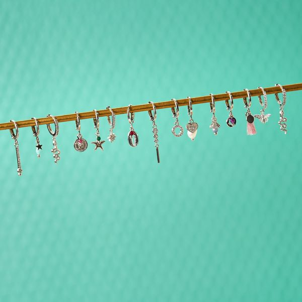EARRINGS BEACH DREAM SILVER