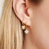 EARRINGS CLOVER GOLD