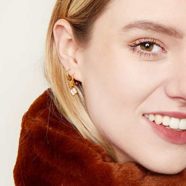 EARRINGS CLOVER GOLD