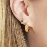 EARRINGS CREOLE JUNGLE GOLD