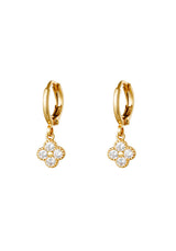 EARRINGS CLOVER GOLD