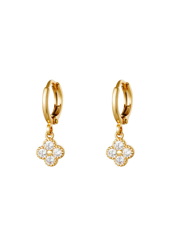EARRINGS CLOVER GOLD