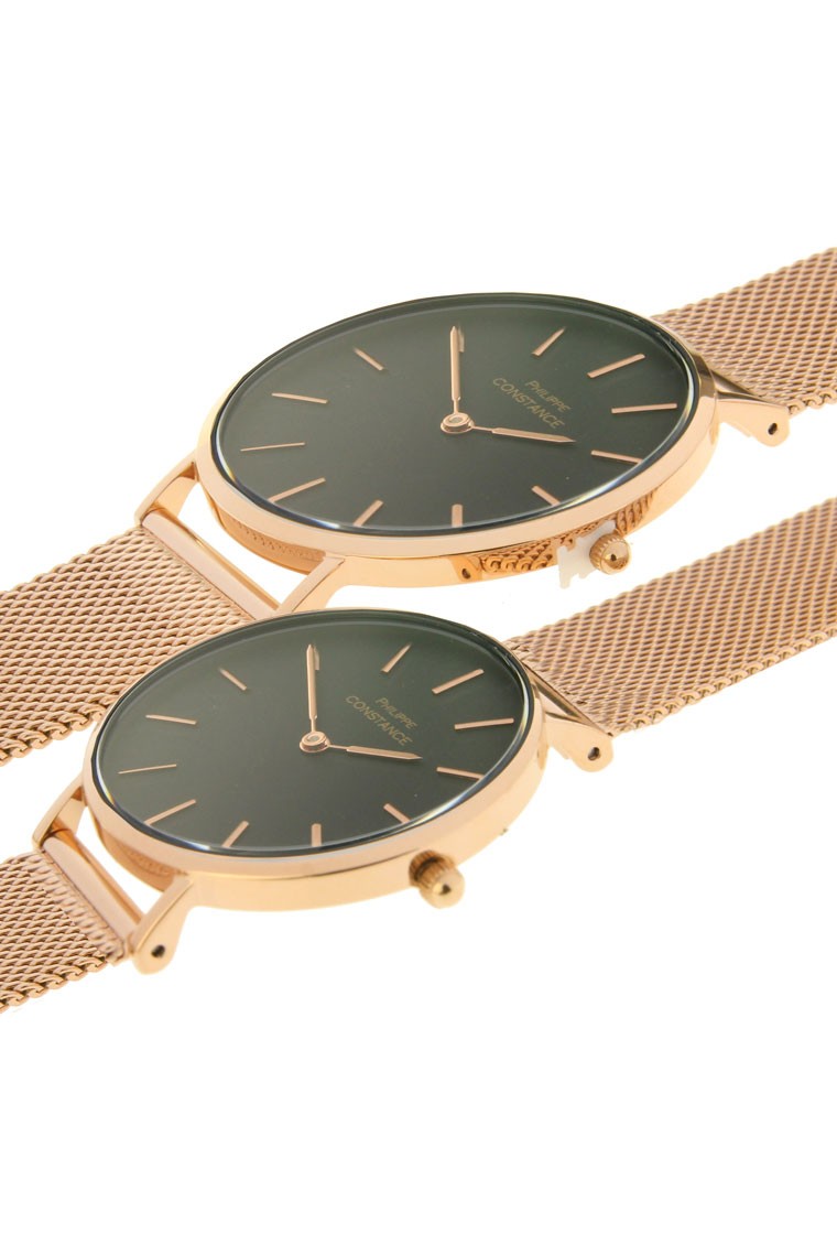 PHILIPPE CONSTANCE "FULL STAINLESS STEEL" ROSÉ-ZWART